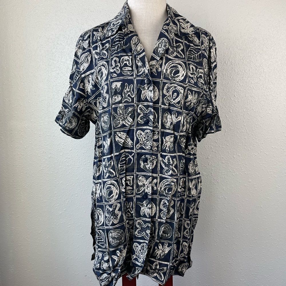 Rena Rowen for Saville Button Down Shirt Size 12 EUC